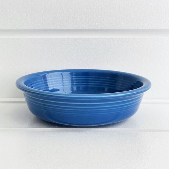 Fiesta Homer Laughlin Lapis Medium 19 ounce 6 7/8” Round Serving Bowl - Picture 3 of 6